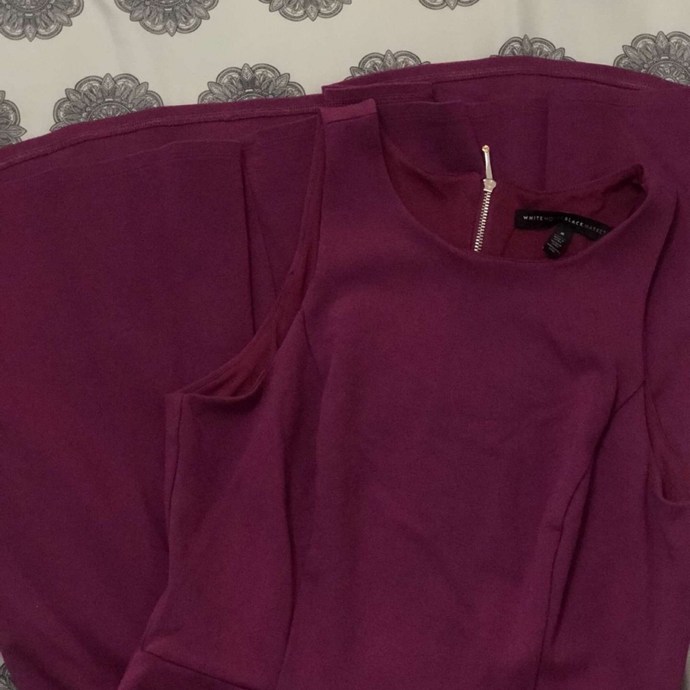 White House Black Market Purple Dress